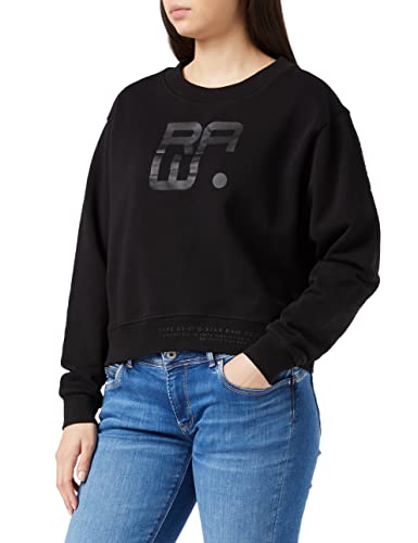 G-STAR RAW Graphic Crew bluza damska, Czarny (Dk Black D20420-b782-6484), M