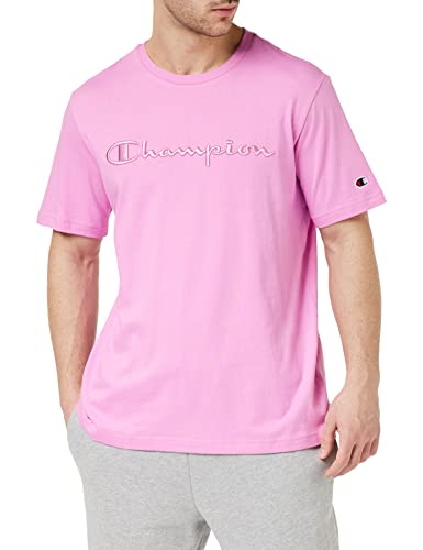 Champion Koszulka męska, Różowy liliowy (Ptp), XS