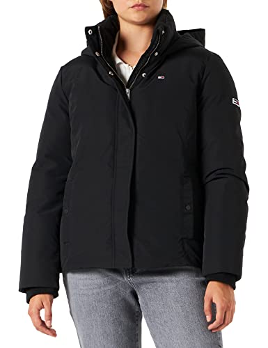 Tommy Jeans Damska kurtka puchowa techniczna, Czarny, M