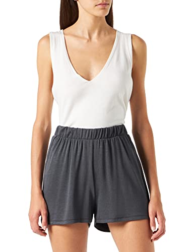 VERO MODA Szorty damskie VMFLOWY, ciemnoszary melanż, S