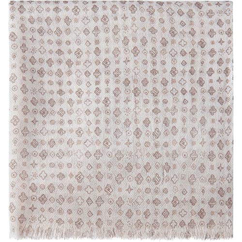 Hackett London Męski ręcznie rysowany szalik moda, biały/wielokolorowy, jeden rozmiar, Biały/multi, Rozmiar uniwersalny