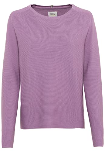 camel active Damski sweter z czystej bawełny, liliowy, M