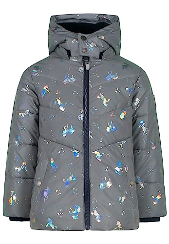 SALT AND PEPPER Dziewczęca kurtka outdoorowa Refl. AOP, Dove Grey, 92 cm
