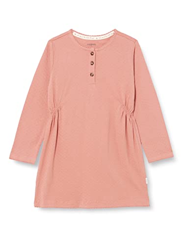 Noppies Baby Girls Dress Norlina Long Sleeve Sukienka do gry dla dzieci, Rose Dawn - N026, 62