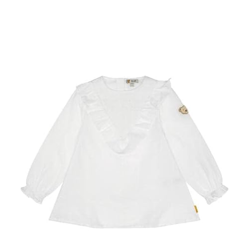 Steiff Bluse Bluse Bluse Langarm bluzka dziewczęca, Jasnobiały, 98