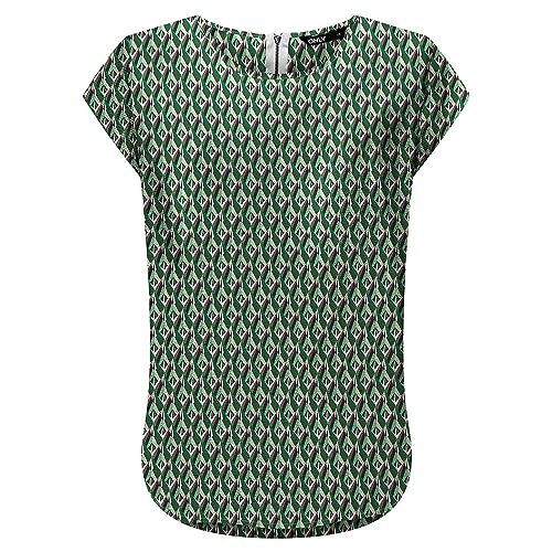 ONLY Onlvic SS AOP Top Noos WVN T-Shirt damski, Winter Moss/Aop:cool Graphic, 38