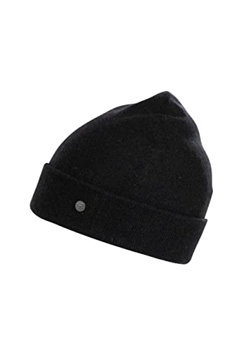 BICKLEY + MITCHELL Men's Cashmere Merino Blend męska czapka sportowa 1205-01-12-20, czarna, jeden rozmiar