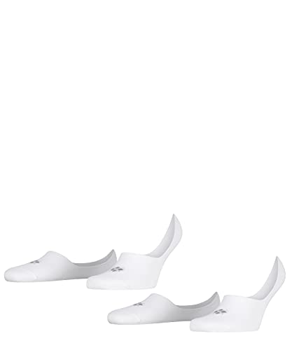 Burlington Stopki Everyday Invisible Box 2 szt. bawełna męskie czarne białe wiele innych kolorów stopki niewidoczne bez motywu oddychające Medium Cut w opakowaniu 2 pary