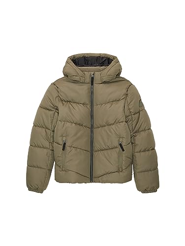 TOM TAILOR Chłopięca kurtka dziecięca 1038540, 10415-Dusty Olive Green, 164, 10415 - Dusty Olive Green, 164