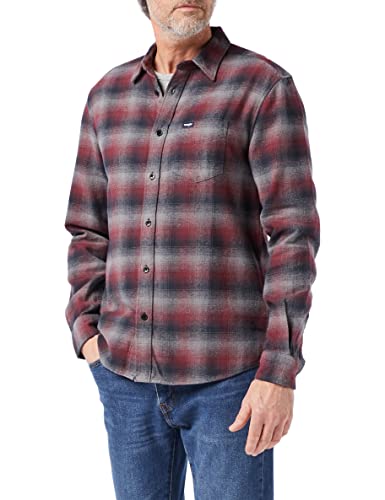 Wrangler Koszulka męska, Tawny Port, S