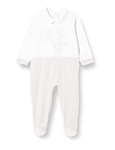 Chicco Unisex Baby Tutina Con Apertura Sul Patello zestaw piżamowy, Grigio, 3 miesi?cy