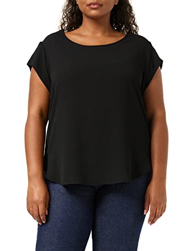 Only Kobiety Onlvic S/S Noos Wvn Bluzka, Czarny, 44