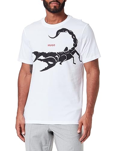 HUGO koszulka męska darpione, White100, XXL