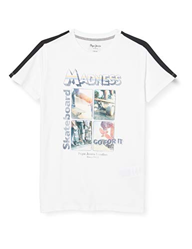 Pepe Jeans Bluza chłopięca Don, 802optic biały, 4