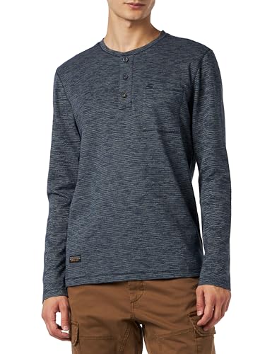 camel active T-shirt męski, niebieski (Night Blue), M