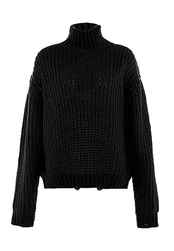 gaya Damski sweter z golfem, czarny, M/L, czarny, M