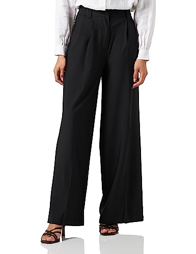Vila Vifine Hw Wide Pants spodnie damskie, czarny, 38