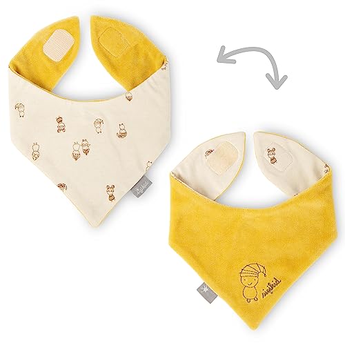 Sigikid Unisex Baby Classic Chusta dwustronna dla chłopców i dziewczynek, żółty/beżowy., jeden rozmiar
