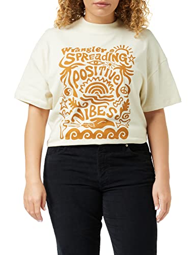 Wrangler Damska koszulka Girlfriend, Vanilla Ice, M