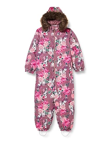 NAME IT Dziewczęcy kombinezon śniegowy, Wistful Mauve, 122 cm