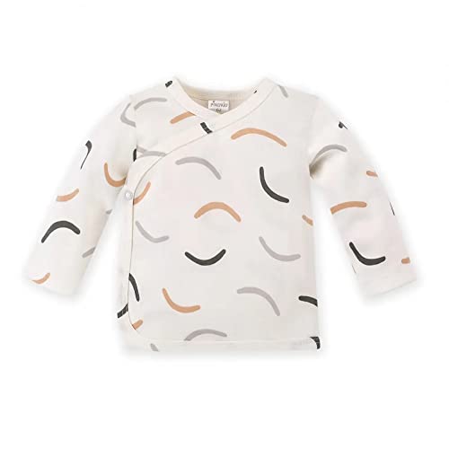 Pinokio Kurtka dziecięca wrappedaround Long Sleeve Le Tigre, 100% Cotton ecru Tiger Stripes, chłopcy rozm. 56-68 (56), écru tygrys, 56