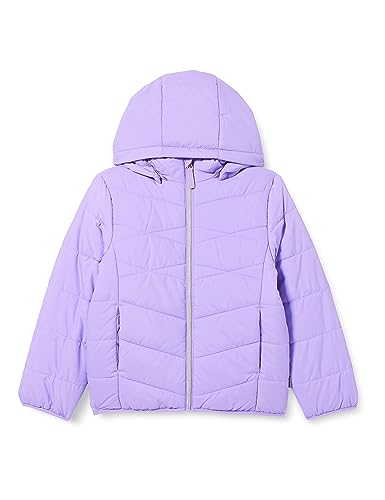 Name It Dziewczęca NKFMEMPHIS kurtka PB, piaskowa werbena, 128, czarny, 128 cm