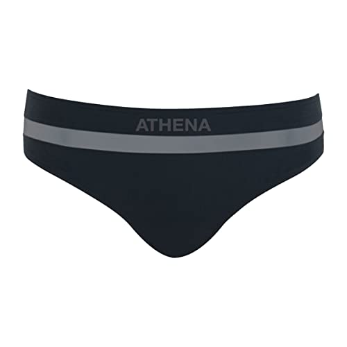 ATHENA - Damskie figi treningowe na sucho, czarny, 42