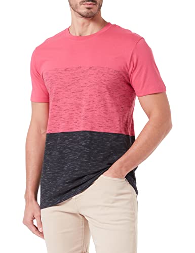 edc by Esprit T-shirt męski, 652/ciemnoróżowy 3, M
