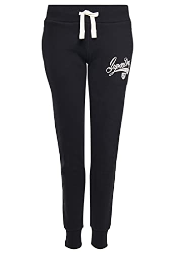 Superdry Collegiate Scripted Jogger Spodnie damskie, Czarny, 42