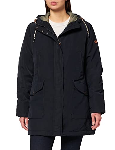 Camel Active Womenswear 3100006E35 Płaszcz Damski, Niebieski (Night Blue), 46
