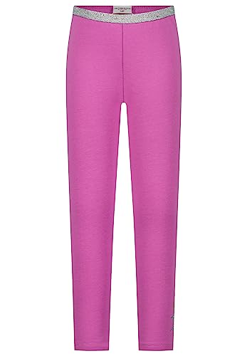 SALT AND PEPPER Dziewczęce legginsy z nadrukiem gwiazd, fioletowy, 110 cm