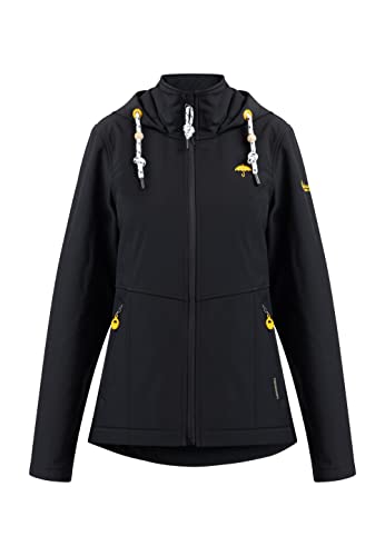 Schmuddelwedda Damska kurtka softshell 34323029, czarny, XXL