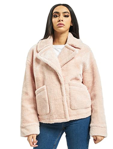 Urban Classics Damska kurtka damska oversized Sherpa kurtka zimowa, różowy (Rosesand 02361), 3XL