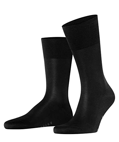 FALKE Mężczyźni Skarpety Tiago M SO Organiczna Bawełna jednokolorowe 1 Para, Czarny (Black 3000), 41-42