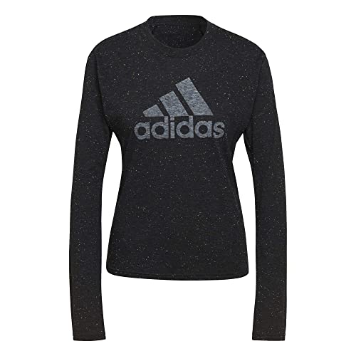 adidas Damska koszulka z długim rękawem, czarny (blckme), L