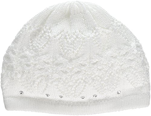 Döll Dziewczęca czapka czapka z dzianiny 1815750106, biała (Bright White 1000),49, biały