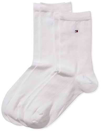 Tommy Hilfiger Skarpety damskie na co dzień (2 sztuki), Biały (300 biały)