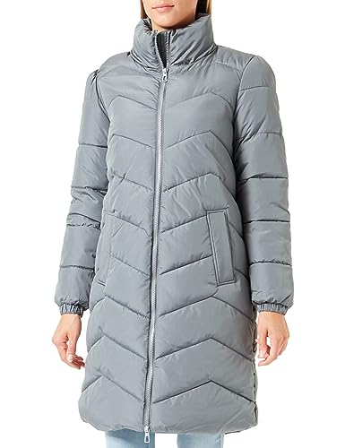 Bestseller A/S Damski płaszcz VMLIGA Coat BOOS CP, Stormy Weather, S, Stormy Weather, S
