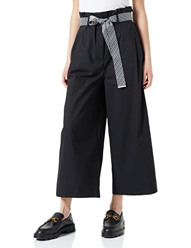 Pinko Damskie spodnie popelinowe, Z99_czarna limuzyna UK XL, Z99_czarna limuzyna i, 46
