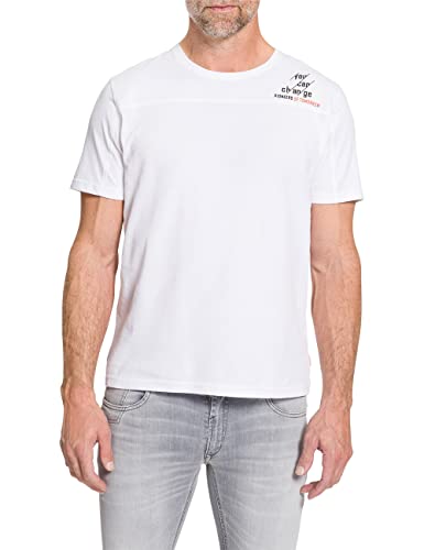 Pioneer Koszulka męska Crew Neck t-shirt, biała, S, biały, S