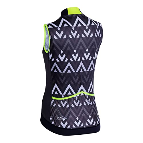 Nalini 02823901100C000.10 AIS Elegancki 2.0 Damski Biustonosz tank top Czarny/Żółty L, Czarny/Żółty, L