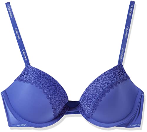 Calvin Klein Biustonosz push-up damski, Powojnik, 75E