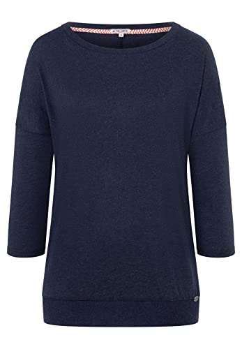 Timezone T-shirt damski, ciemnoniebieski (dark blue melange), XL