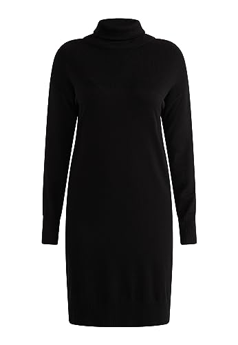 Jalene Damska sukienka z długim rękawem midi 81133401, czarna, XS/S, czarny, XS-S