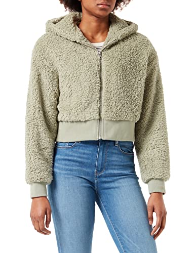 Urban Classics Damska kurtka damska typu Sherpa, oversize, kurtka, softsalvia, M