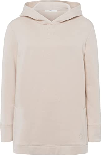 BRAX Damska bluza z kapturem Bena Cotton Sweat Hoodie Pullover, Rope, 34