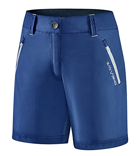 Black Crevice Damskie krótkie szorty trekkingowe damskie I krótkie szorty trekkingowe damskie krótkie I damskie szorty trekkingowe z gumowym ściągaczem na plecach I wytrzymałe i oddychające, Steel