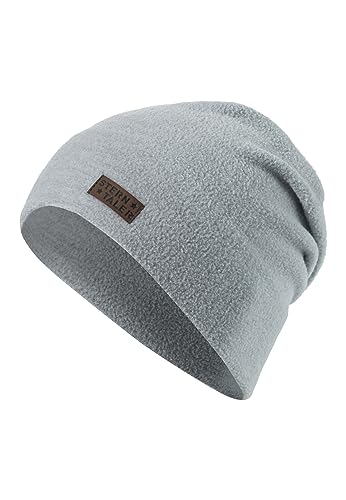 Sterntaler Chłopięca czapka typu beanie melanż, szary dymny, 57