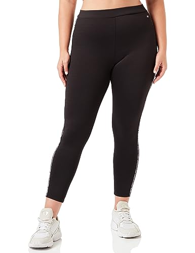 Tommy Jeans Damskie legginsy Tjw Logo Tape, Czarny, XS Szczupły