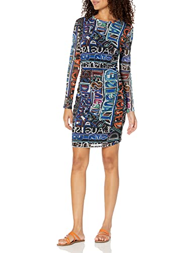 Desigual Sukienka damska, czarny, XL